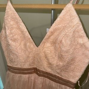 Lulus Sequin Tulle Blush Bridesmaid Dress